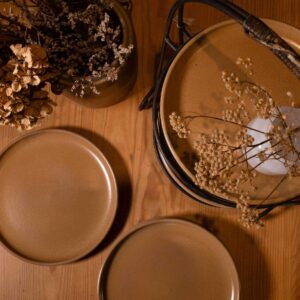 Achille - Assiettes en grès ancien Niderviller