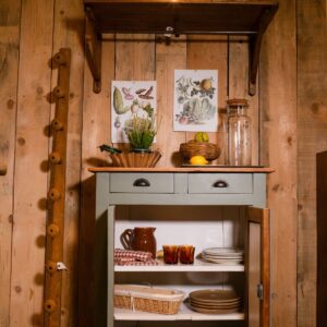 Gaston - Petit buffet en bois restauré - Buffet parisien