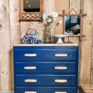 Lise - Commode 4 tiroirs vintage en bois