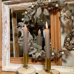 Nathan bougeoirs artisanaux en bois de bouleau