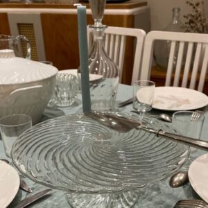 Plat à tarte en verre